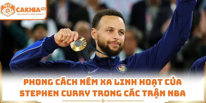 Stephen Curry – huyền thoại ném 3 điểm, nghệ sĩ sân đấu đích thực 2 Phong cách ném xa linh hoạt của Stephen Curry trong các trận NBA